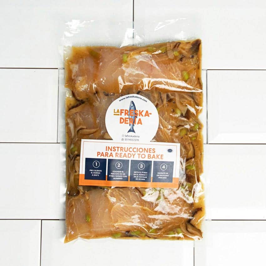 Robalo con Shiitake y Edamame colab con Table by Ale