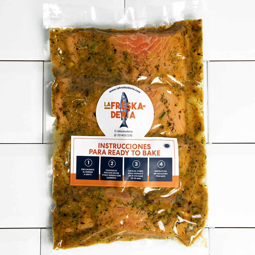 Salmón Pistache Mostaza y Eneldo colab con Table by Ale