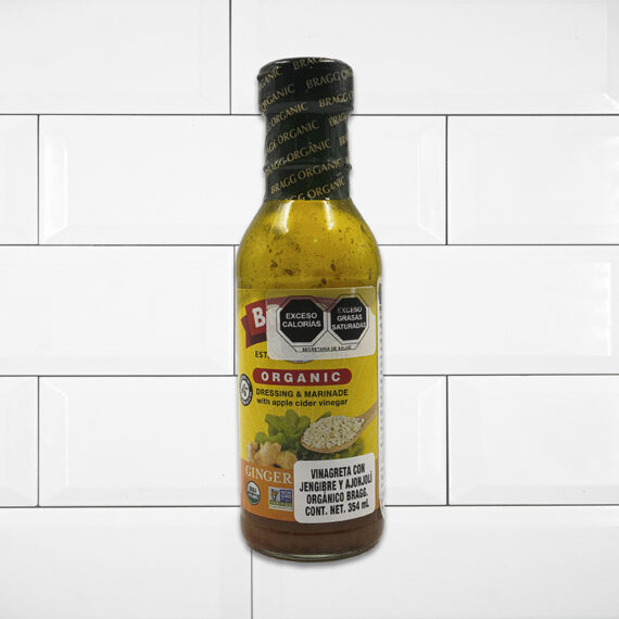 Bragg Aderezo Orgánico de Jengibre y Ajonjolí 354ml