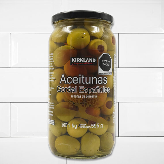 Aceitunas rellenas con Pimiento