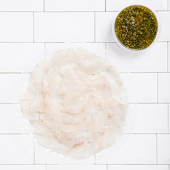 Robalo Carpaccio + Fresh Radish