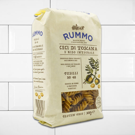 Pasta Rummo Fusilli al Ceci y Riso Integrale No. 48