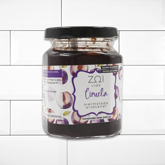 Mermelada Zoi Vida de Ciruela con Monk Fruit 240gr