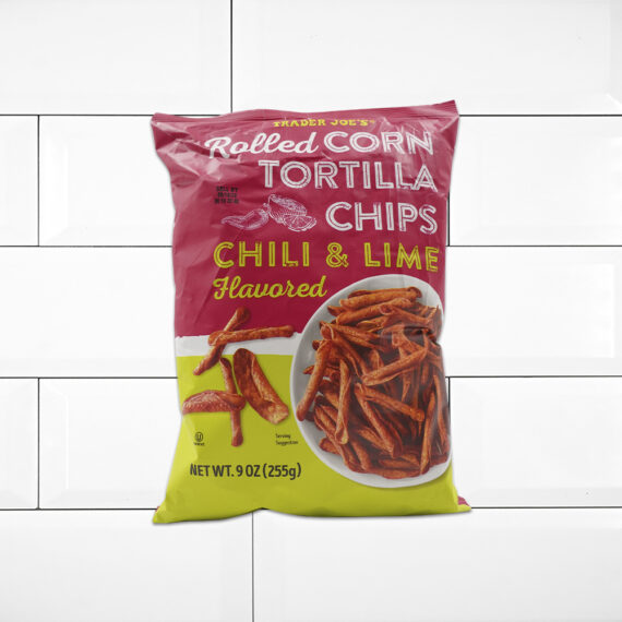 Trader Joe's Rolled Corn Tortilla Chips - Chili & Lime Flavored