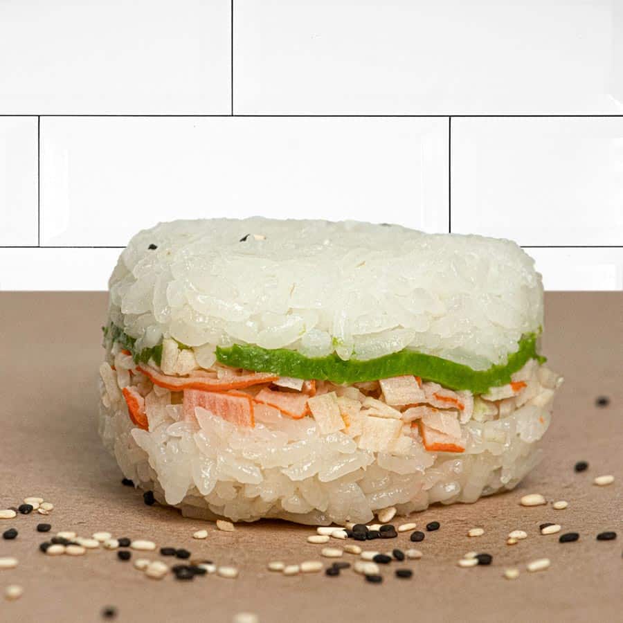 Onigiri Surimi Avocado (1 pza)