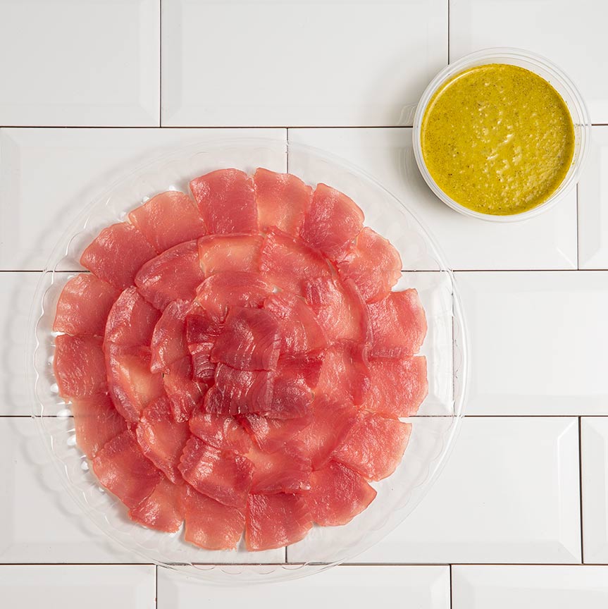 Charola Sashimi Jalapeño de Atún colab con Table by Ale